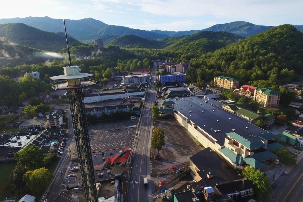 gatlinburg from air